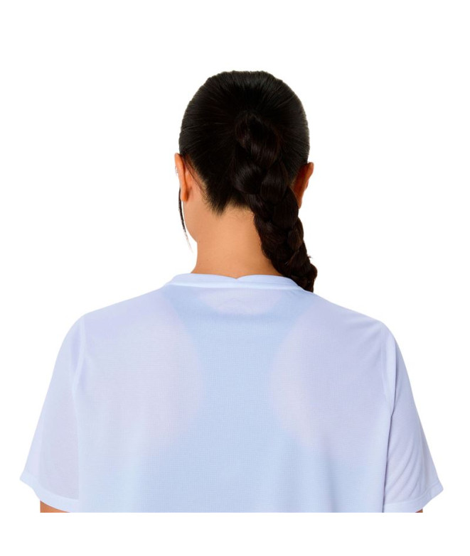 Camiseta de Running ASICS Core Ss Top Mulher Azul
