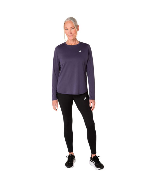 T-shirt de Running ASICS Core Ls Haut Femme Bleu Foncé