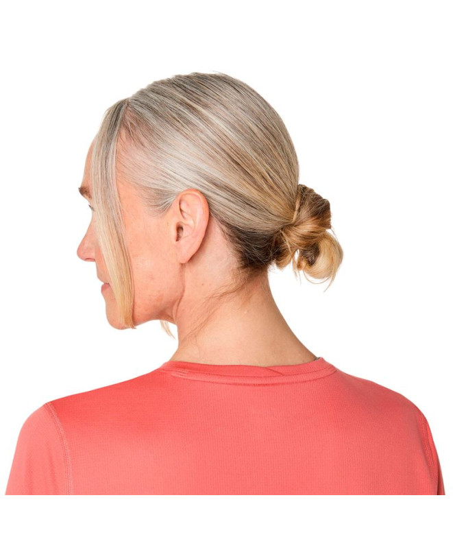 Camiseta de Running ASICS Core Ls Top Mulher Rosa