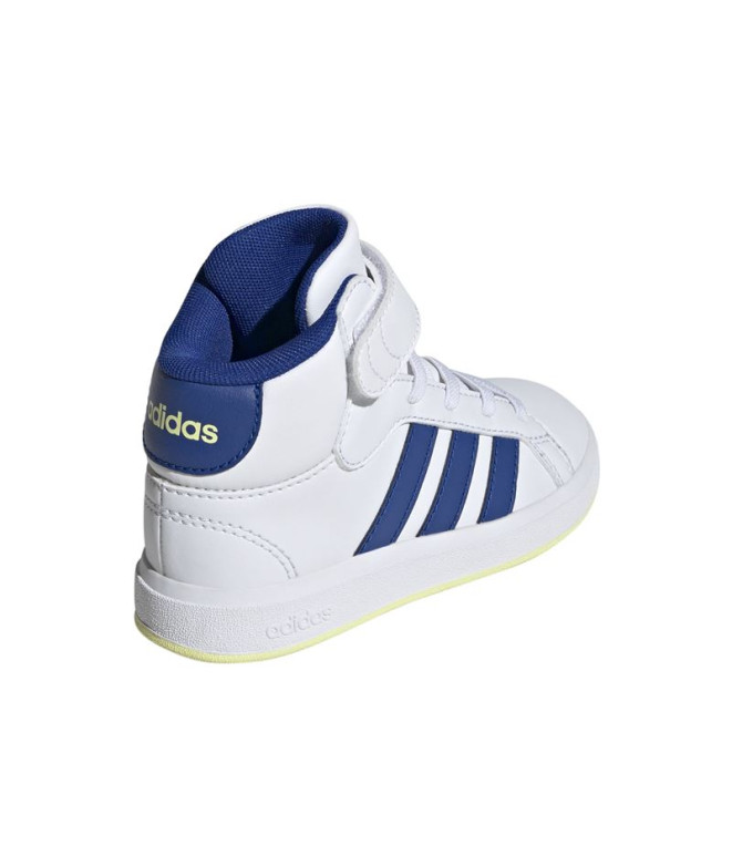 Chaussures adidas Grand Court Mid Enfant Blanc