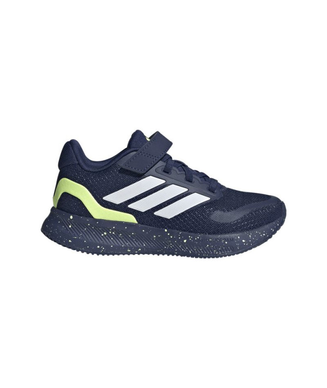 Chaussures de Running adidas Runfalcon 5 El C Enfant Bleu Foncé / Noir / Amalre