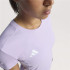 Camiseta de Running adidas Adizero E Tee Mulher Lilás