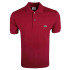 Polo Lacoste Camisa Col Bord-Cotes Ma Homem Bordeaux