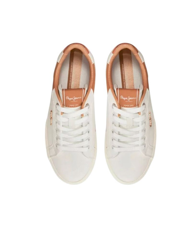 Sapatilhas Pepe Jeans Kenton Court Mulher Dourado