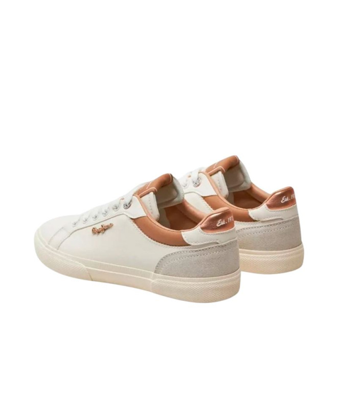 Sapatilhas Pepe Jeans Kenton Court Mulher Dourado
