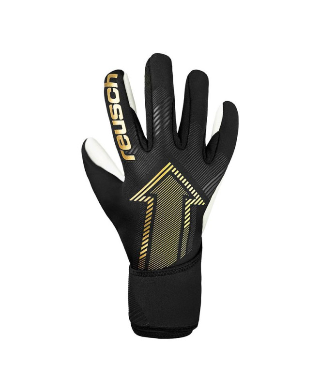 Guantes de Portero de Fútbol Reusch Fastgrip Silver Negro/Oro