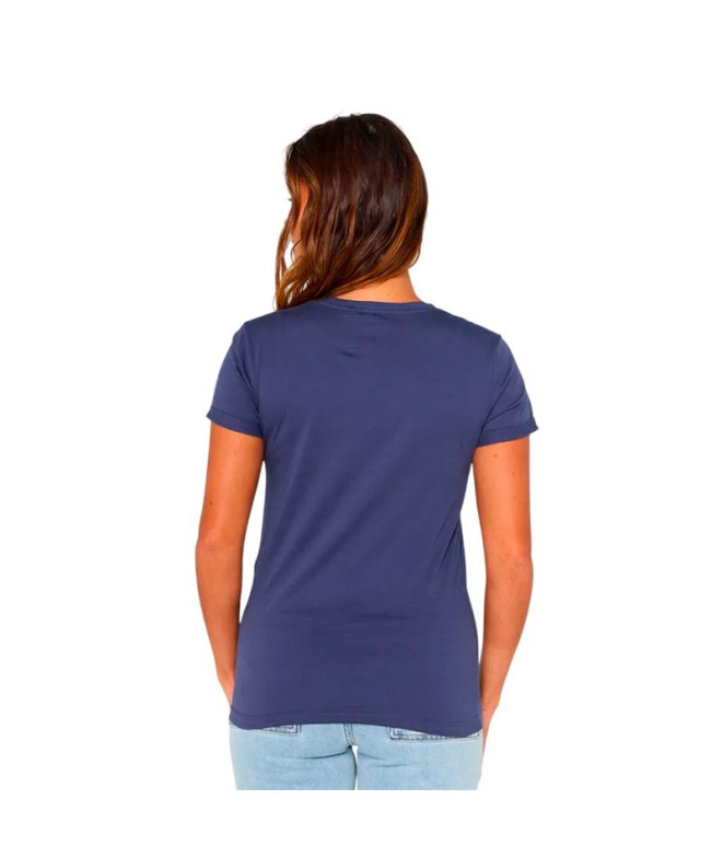 T-shirt Rip Curl Heart V Neck Tee Femme Bleu...