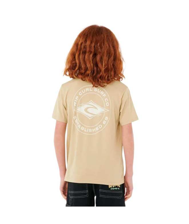 T-shirt Rip Curl Stapler Tee - Enfant Kaki