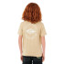 Camiseta Rip Curl Stapler Tee - Menino Khaki