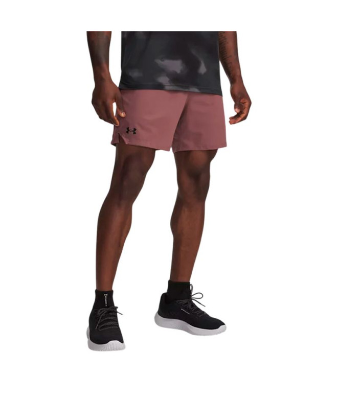 Pantalon de Fitness Under Armour Vanish Woven 6In Shorts Homme Marrón