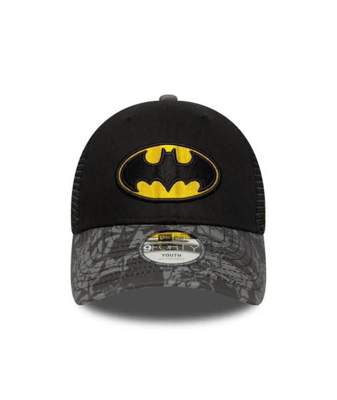 Casquette New Era ajustable Batman Youth DC 9FORTY Enfant Noir/Gris