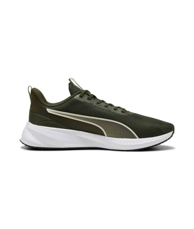 Chaussures de Running Puma Flyer Lite 3 Dark Olive Blanc F Homme