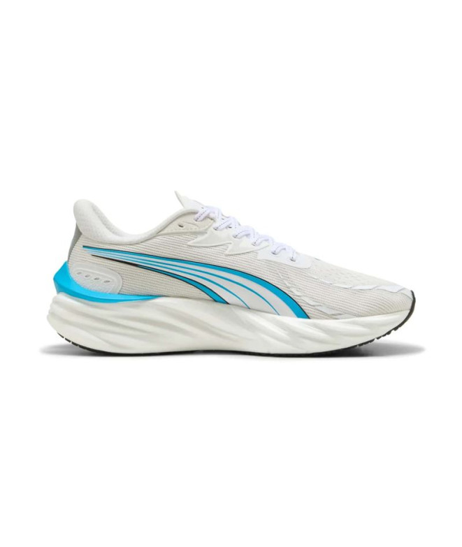 Zapatillas de Running Puma Velocity Nitro 4 Blanco-Speed Bl Hombre