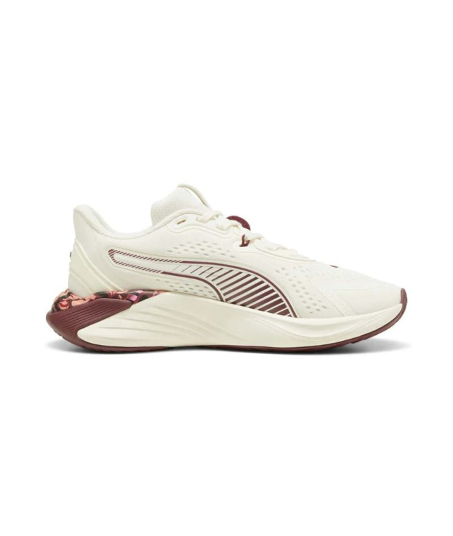 Chaussures de Fitness Puma Pwr Hybrid Tr Wns FlWarm Blanc-Ruby Femme