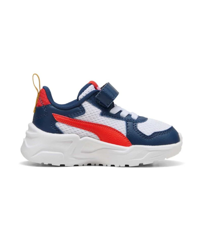 Zapatillas Puma Trinity Lite Ac+ Inf, White-Fier, Bebés