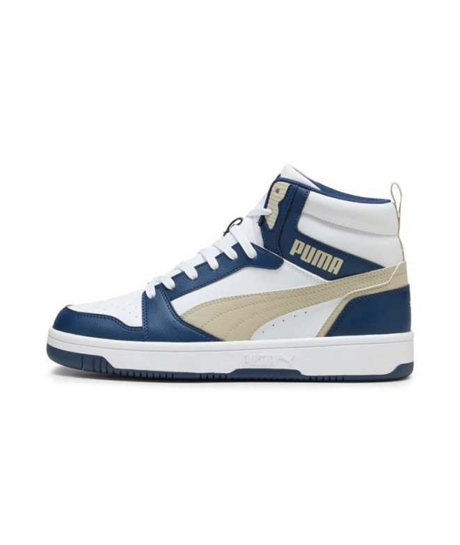 Chaussures Puma Rebound V6 Blanc Desert Dust Pe