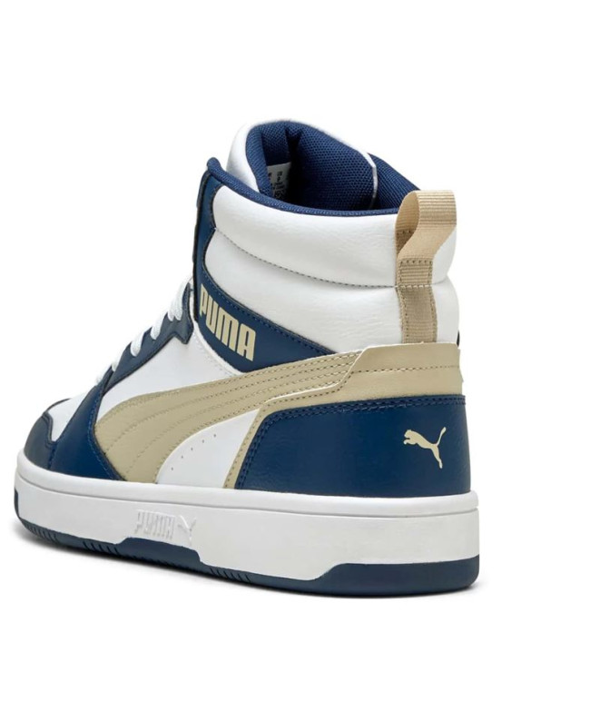 Chaussures Puma Rebound V6 Blanc Desert Dust Pe