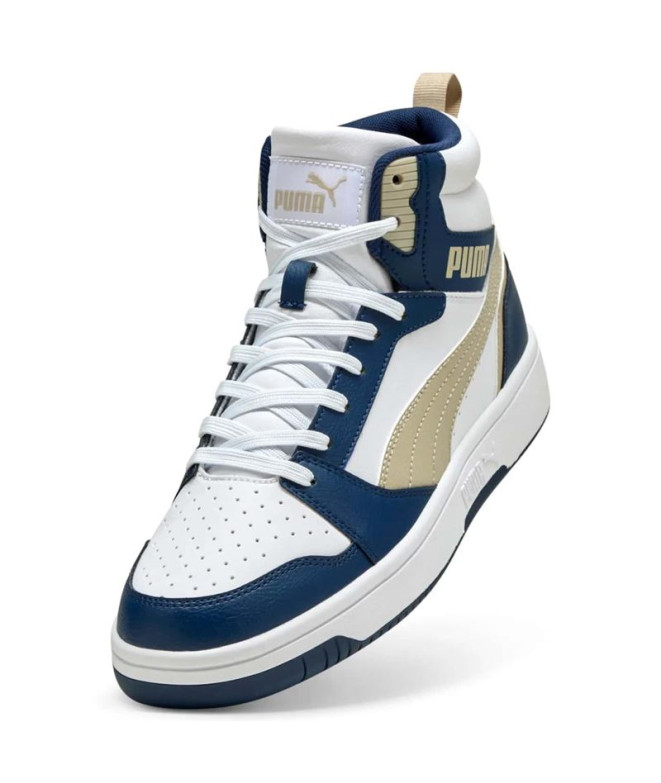 Chaussures Puma Rebound V6 Blanc Desert Dust Pe