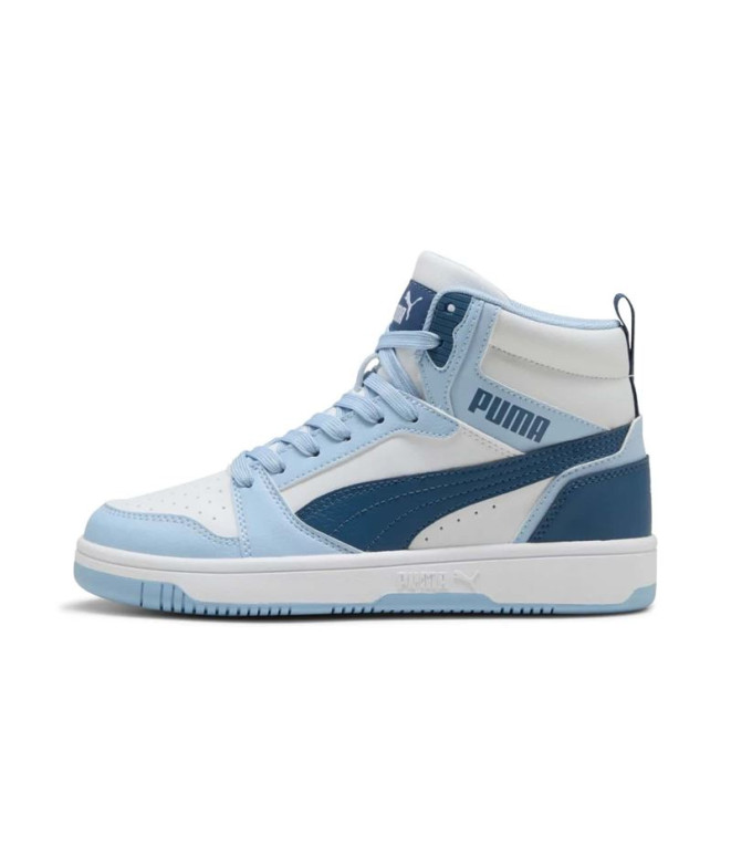 Chaussures Puma Rebound V6 Mid Blanc Dark Bébés