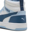 Zapatillas Puma Rebound V6 Mid Blanco Dark Bebés