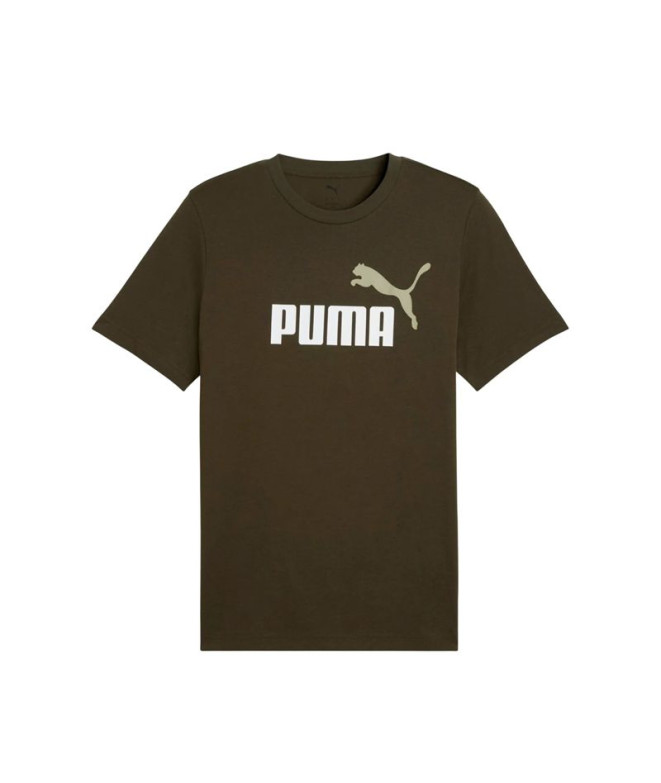 Camiseta Puma Essentials 2 Color No. 1 Lo,Dark Olive, Hombre