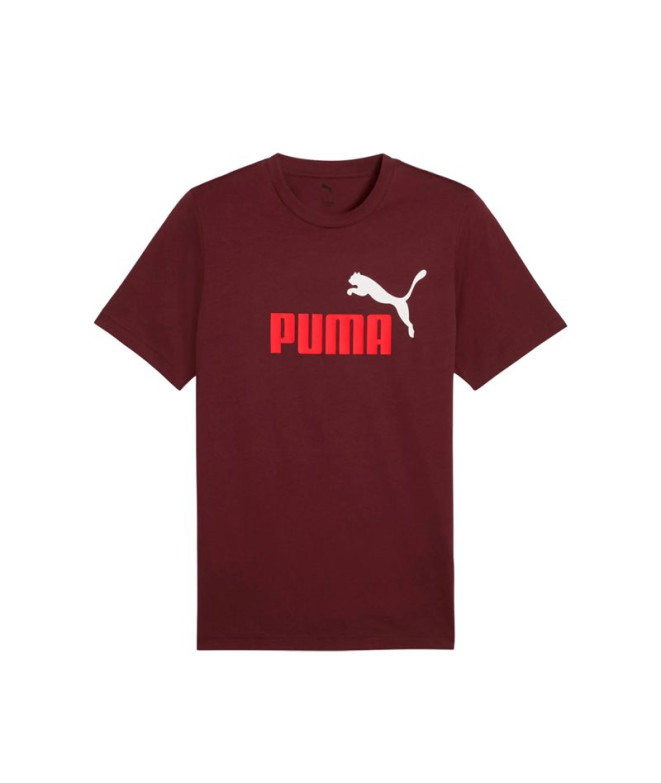 T-shirt Puma Essentials 2 Couleur No. 1 Lo, Ruby Shimmer, Homme