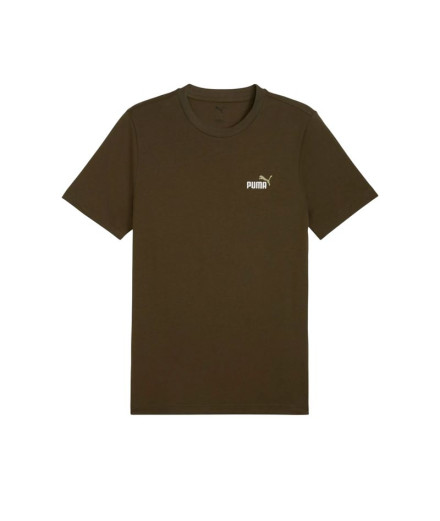 Camiseta Puma Essentials 2 Color Small No,Dark Olive, Hombre