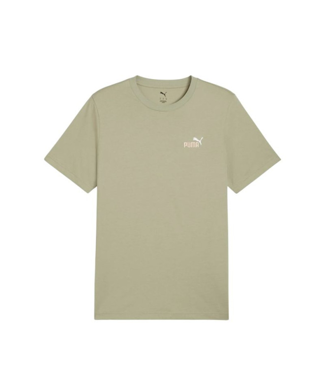 Camiseta Puma Essentials 2 Color Small No,Lux Army, Hombre