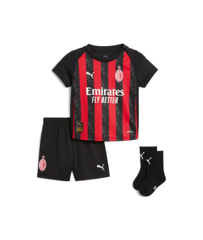 Survêtement de Football Puma AC. Milan Home Babykit Pour Tous Time Rouge Enfant