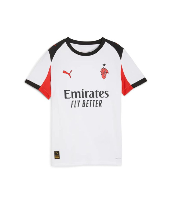 Camiseta de Fútbol Puma AC Milan Away Repl, White-F, Infantil