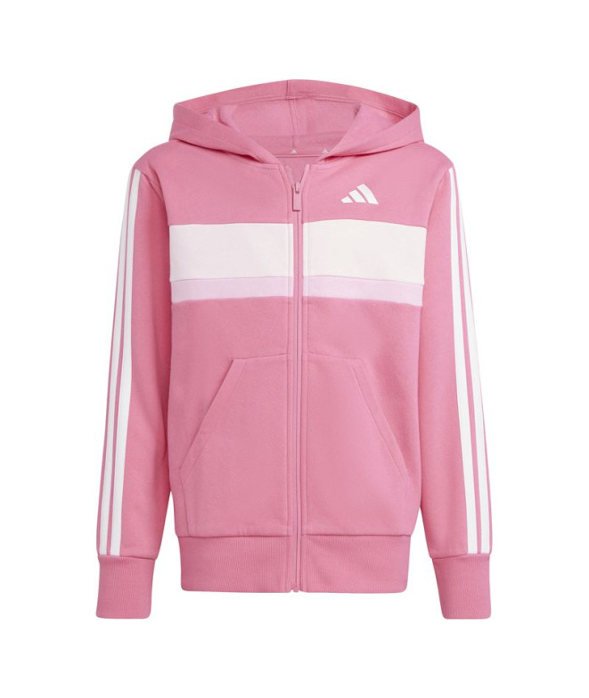 Chandal adidas 3 Bandas Tib Fl Ts Enfant Rose