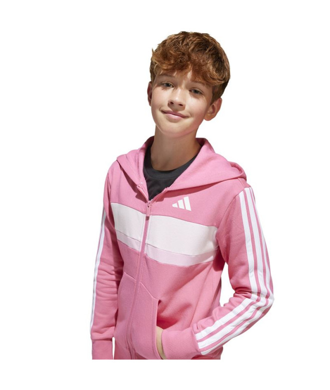 Chandal adidas 3 Bandas Tib Fl Ts Enfant Rose