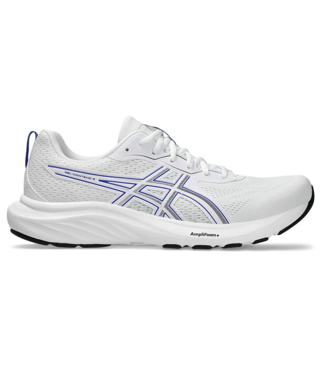 Sapatilhas de Running ASICS Gel-Contend 9 Homem Branco/Cobalto