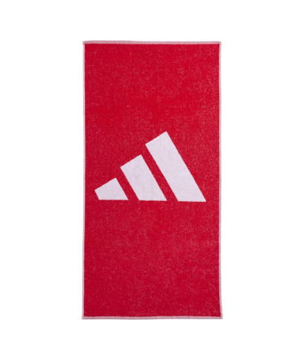 Serviette de Natation adidas 3Bar Towel Smal Rouge