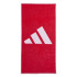 Toalha de Natação adidas Toalha 3Bar Pequena Vermelha