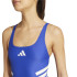 Maillot de bain de Natation adidas 3S Uback Suit Femme Bleu