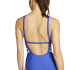 Maillot de bain de Natation adidas 3S Uback Suit Femme Bleu
