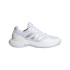 Chaussures de Pádel adidas Gamecourt 2 Femme Blanc/Argent/Blanc