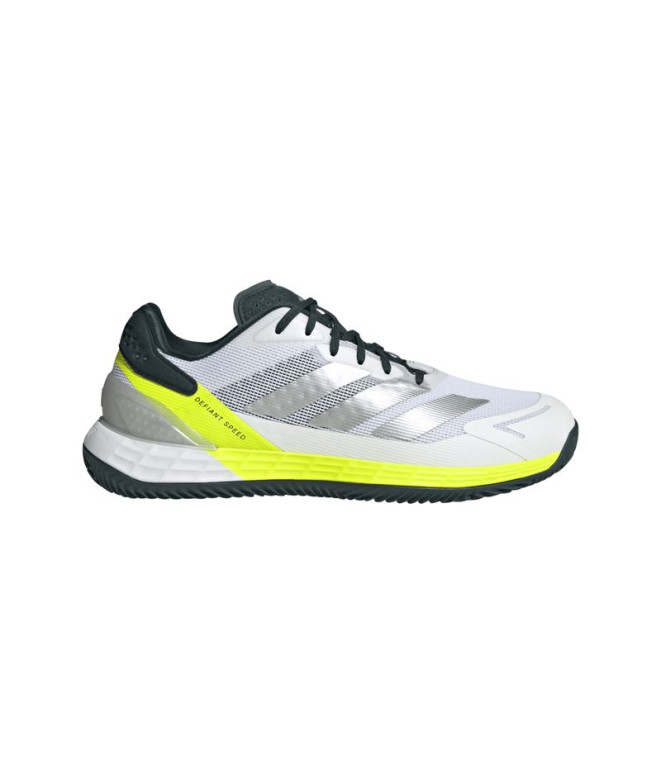 Zapatillas de Pádel adidas Defiant Speed 2 Cl Hombre Blanco