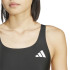 Maillot de bain de Natation adidas Ess Vbck Femme Noir
