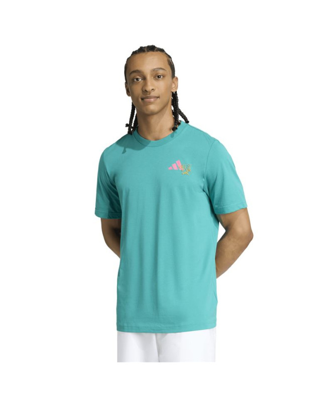 Camiseta de Pádel adidas Padel G Hombre Azul