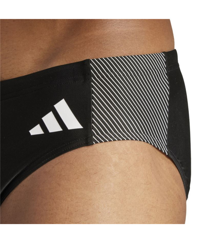 Fato de banho de Natação adidas Block Homem Preto