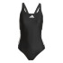 Maillot de bain de Natation adidas 3S Bld Swimsuit Femme Noir/Blanc