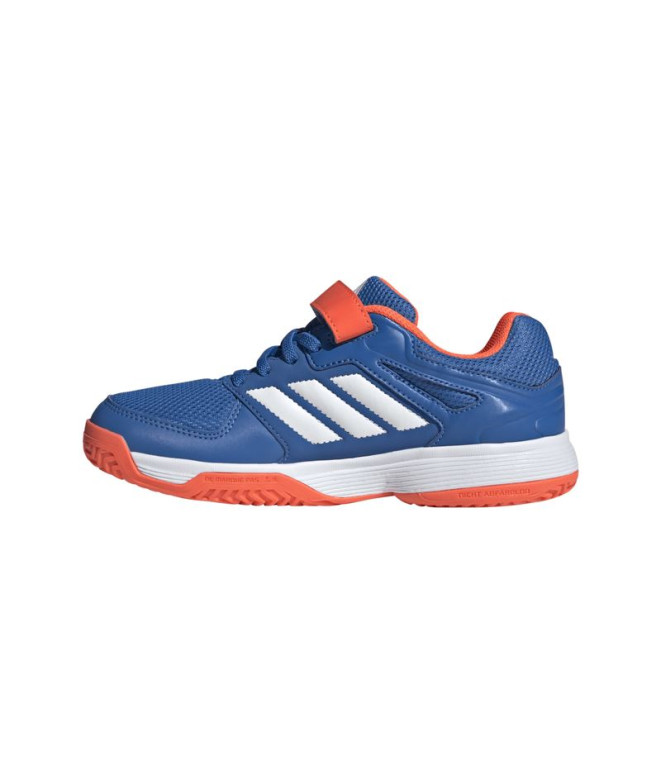 Chaussures de Handball adidas Speedcourt Velcro Enfant Bleu Royal