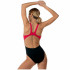 Bañador de Natación Aquarapida Akiko Costume Intero Mujer Negro