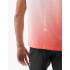 T-shirt de Running Compressport Performance Fluo Rouge/Blanc