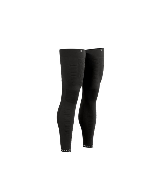 Perneiras de Running Compressport Full Legs Recovery 2.0 Preto