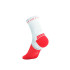 Chaussettes de Running Compressport Pro Marathon V2.0 Unisexe Fluo Rouge/Blanc