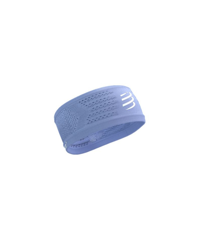 Fita de cabelo de Running Compressport Headband On/Off Azul