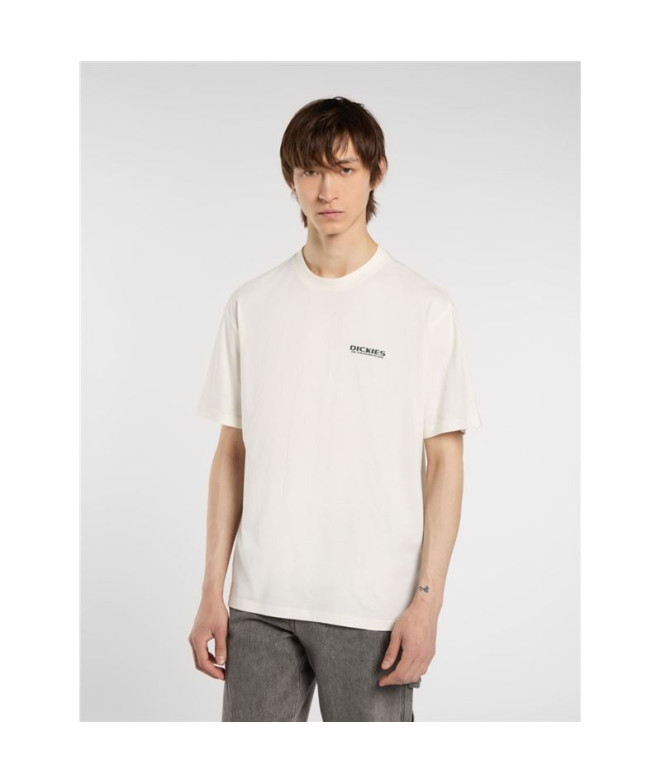 Camiseta Dickies Burns Ss Homem Egret
